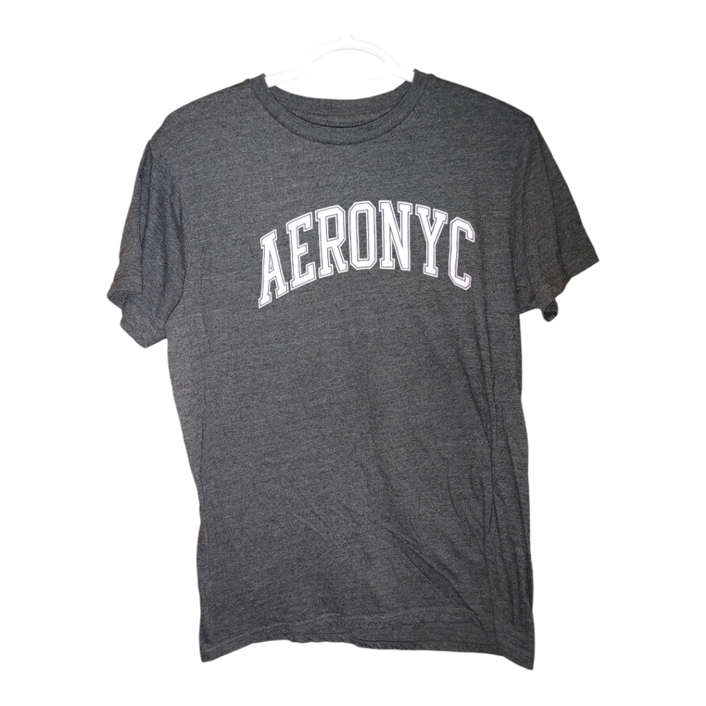 Aeropostale Gray Crew Neck Short Sleeve T-Shirt